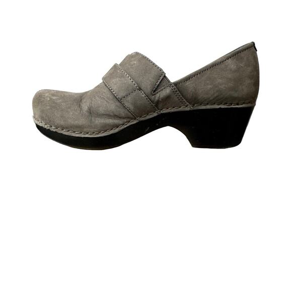 Dansko Tamara Sueded Leather Clog Womens Size EU 36/US 5.5-60 Gray 4800940200 - Picture 6 of 8